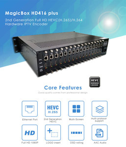 Magicbox HD416plus economico Wowza Server 16ch H 265 Video Encoder Hardware hd encoder h.265 iptv streamer - Product Image 3