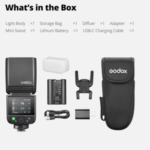 Godox V480专业<span class=keywords><strong>TTL</strong></span>锂离子相机闪光灯650全功率造型灯索尼/佳能/尼康/富士/奥林巴斯V860III升级