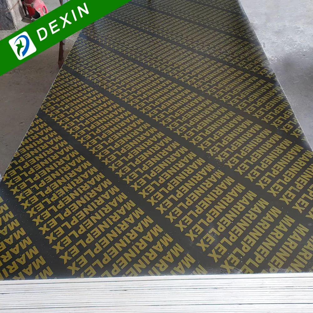 OEM/ODM 18mm Concrete Formwork Plywood Marine Film Faced Plywood Used in Construction