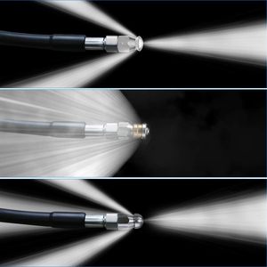 Áp lực máy giặt cống <span class=keywords><strong>jetter</strong></span> góc xoay nút cống làm sạch bộ phận thiết bị làm sạch vòi phun Kit - Product Image 5