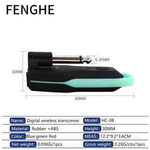 Precio de fábrica, juego de receptor de transmisor de guitarra de Audio Digital profesional, piezas de instrumentos de cuerda UHF, accesorios