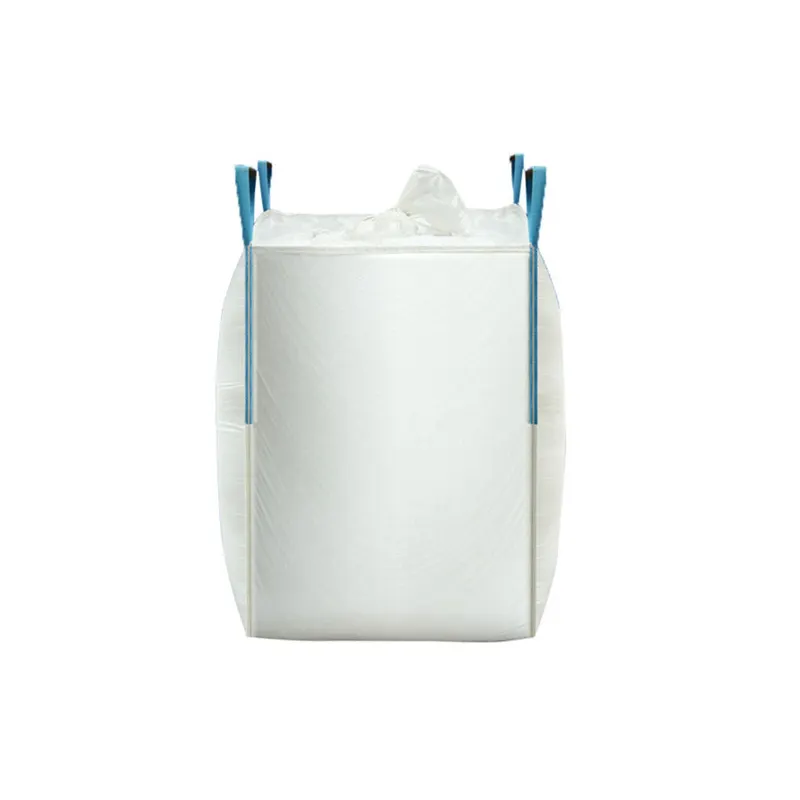 Fibc toplu çanta 1 Ton 1.5 2 Ton Jumbo çanta beyaz toplu konteyner çanta için pirinç unu şeker ambalaj pp dokuma süper torbalar anti UV