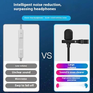 Mini Có Dây <span class=keywords><strong>Lavalier</strong></span> <span class=keywords><strong>Microphone</strong></span> Ít Bee Giảm Tiếng Ồn <span class=keywords><strong>Microphone</strong></span> Cho Live Streaming Thực Phẩm Xem Xét Di Động Ghi Âm Phỏng Vấn - Product Image 2