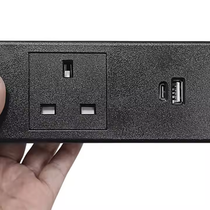 英国标准3路电源插座，带过载保护1个USB端口1型C端口插座 - Product Image 4