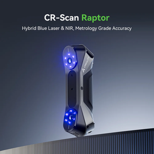 Nuevo escáner CR-Scan Raptor 3D de mano, Industrial luz azul, seguimiento antivibración, hasta 60 FPS, escáner 3D de velocidad de escaneo
