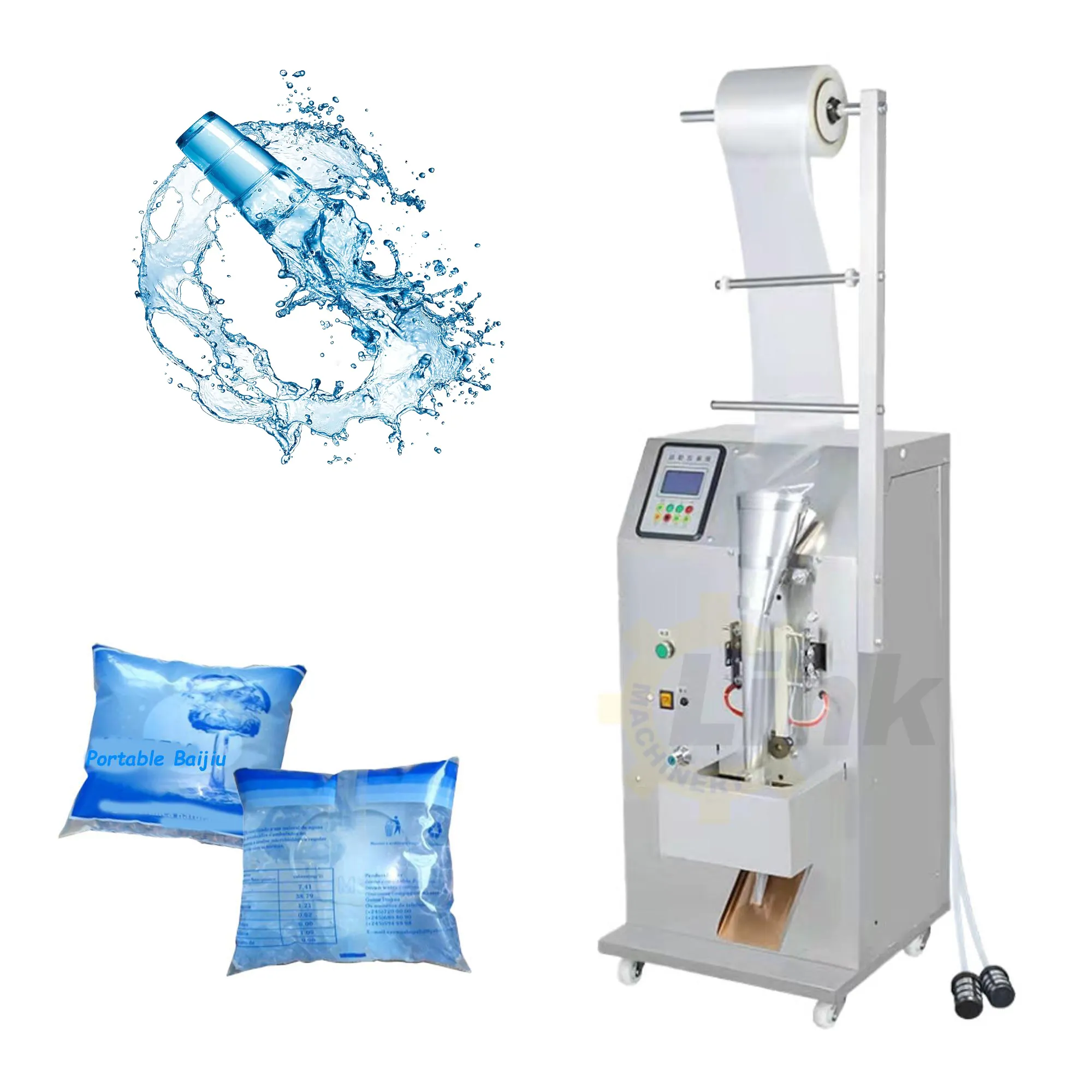 High Quality 50-200ml Automatic Bagging Liquid Juice Water Filling Packaging Sealing Machine