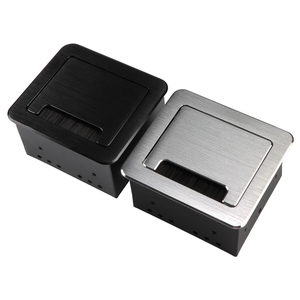 Caja de alimentación con tapa abatible con cepillo, caja de enchufes multifunción personalizada con interruptor y puerto de datos USB