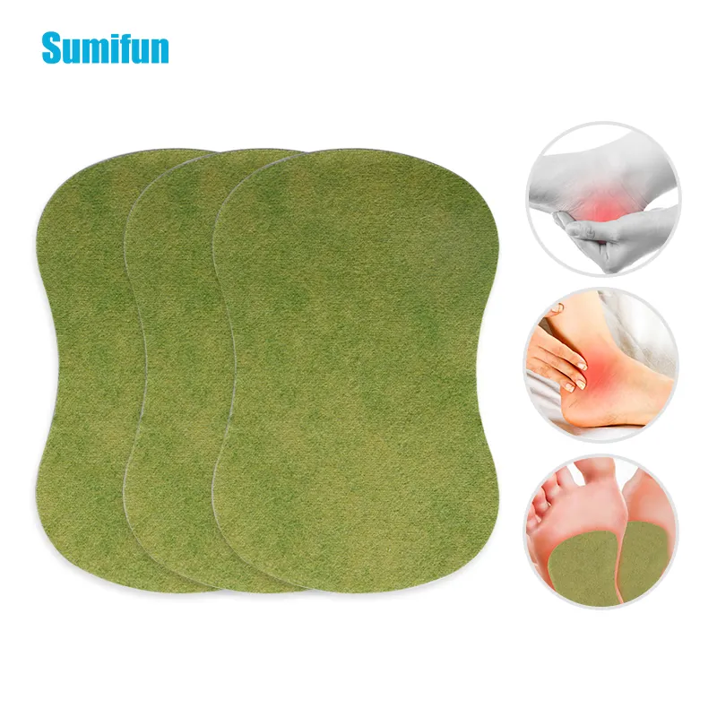 Almohadillas de limpieza profunda para pies Sumifun para aliviar el estrés, cuidado de los pies, Parche de desintoxicación a base de hierbas para pies