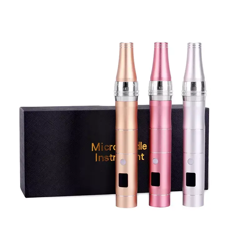 2022 Newest Private Label CE Approval Microneedle Derma pen USB Charge LED Display Wireless Dermapen
