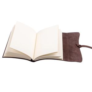 Durable Color marrón 260 páginas 5x7,1 pulgadas rústico hecho a mano Vintage cuero diario cuaderno Ideal para hombre y mujer Regalos - Product Image 4