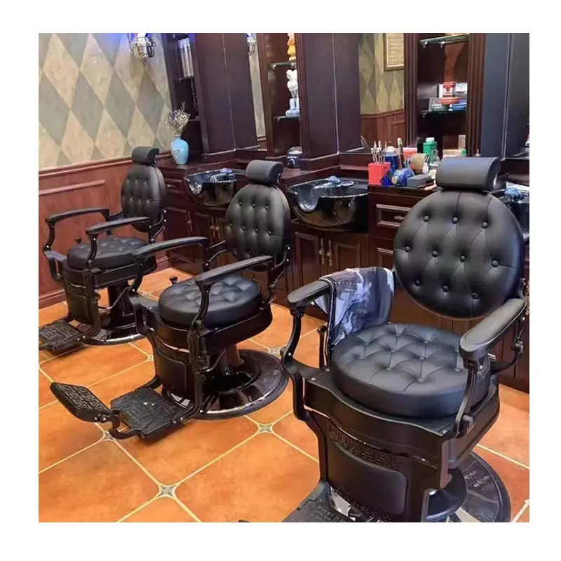 Sillas de barbero hidráulicas de alta resistencia, para uso en venta en EE. UU.