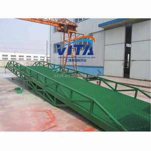 Mejor precio 6T 8T 15T Almacén Rampa de carga Carretilla elevadora Contenedor móvil Rampa Tablero Muelle Nivelador Mecánico - Product Image 1