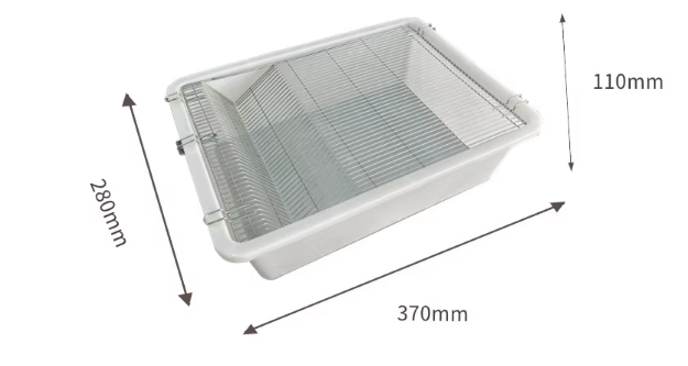 Couverture en maille galvanisée PE blanche n°2