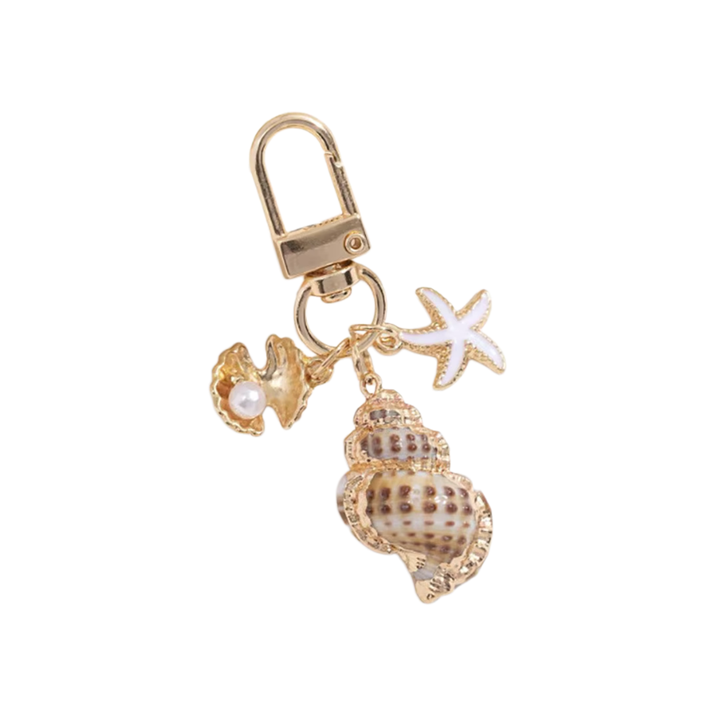 Shell Conch Starfish Seashell Pearl Key Chains