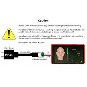 Nextion 5 "LCD-Display 800*480 Nextion HMI Resistive Touchscreen NX8048P050-011R Modul-Nextion-Display