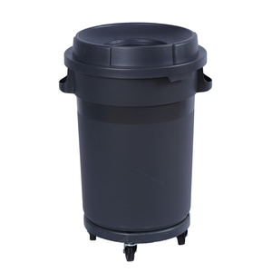 20加仑80L大容量商用垃圾桶，用于室内室外和公共用途垃圾存储桶 - Product Image 3