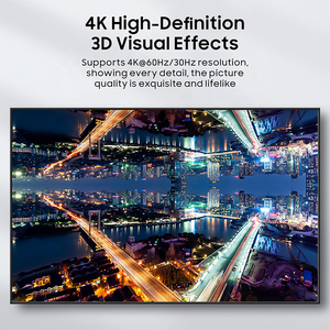 USB C a HDMI cavo adattatore 4K 60Hz USB tipo C a HDMI adattatore per computer portatile MacBook Pro Air Dell XPS Surface iPad Pro ecc - Product Image 3
