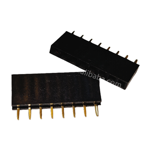2.54mm Straight Single Row PCB Board Female Pin <strong>Header</strong> Socket Connector <strong>1</strong>*8p - Product Image 1