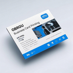 OBROU定制高品质双面纸板名片胶印牛皮纸硬皮反映您的品牌形象