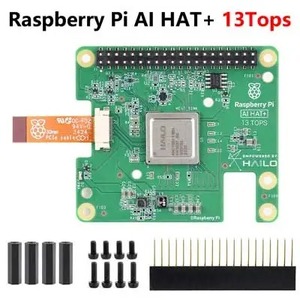Raspberry Pi ufficiale originale AI HAT + High-Performance Hailo-8/8L 13/26top per Pi5 PCIe M.2 Gen3 - Product Image 3