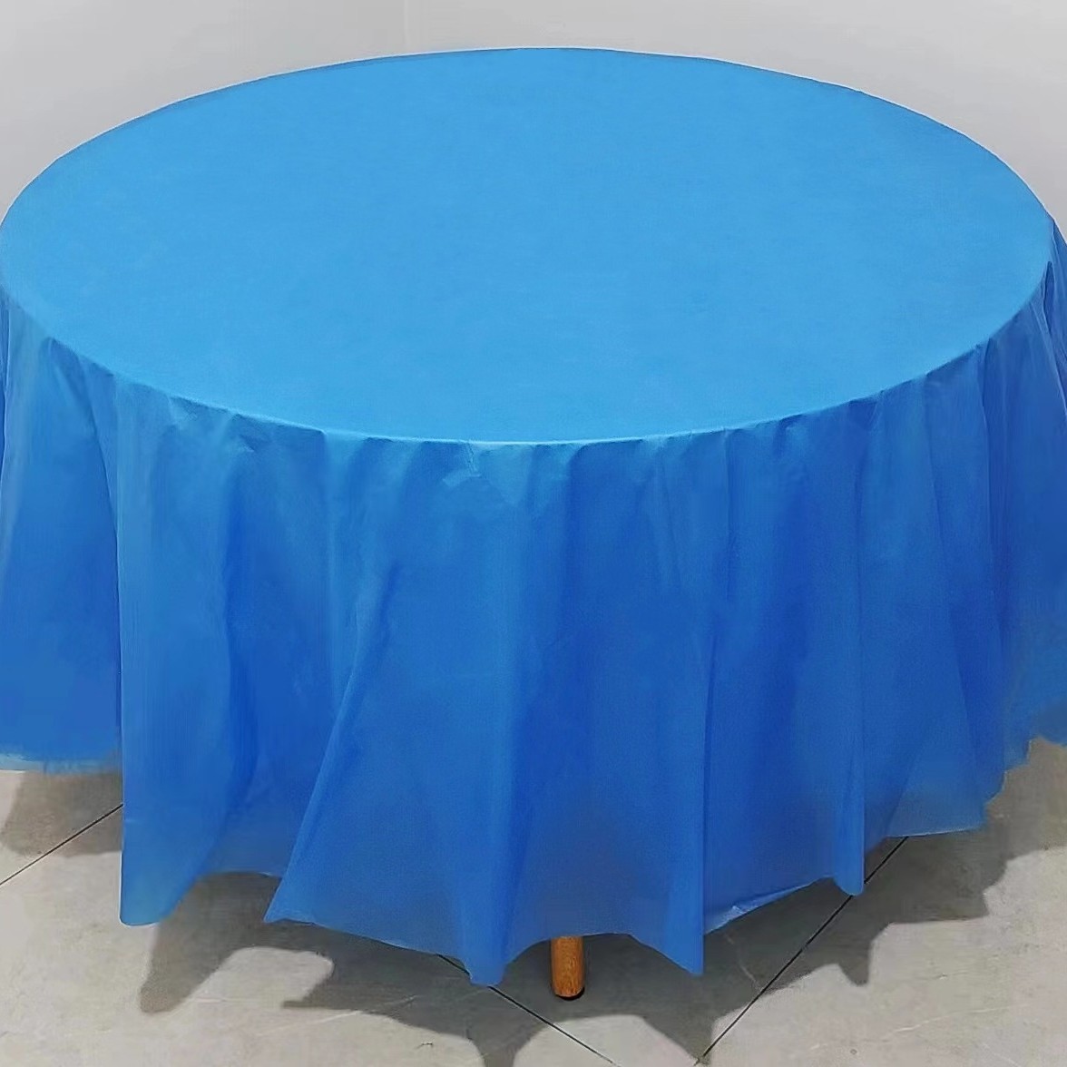 Dark blue round 213cm