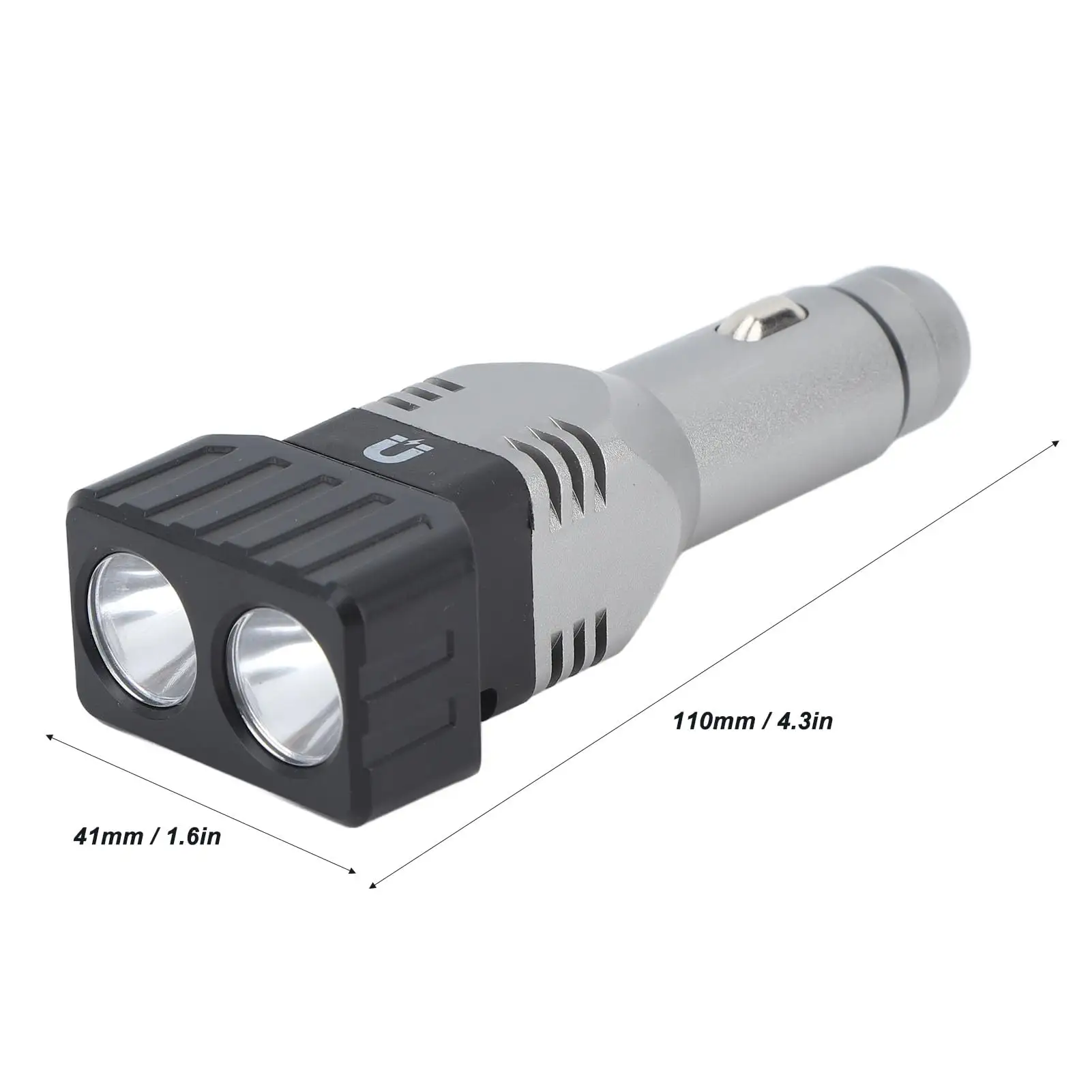 ミニLEDトーチ懐中電灯車の充電器緊急投光器防水USB充電式COB LED作業用懐中電灯
