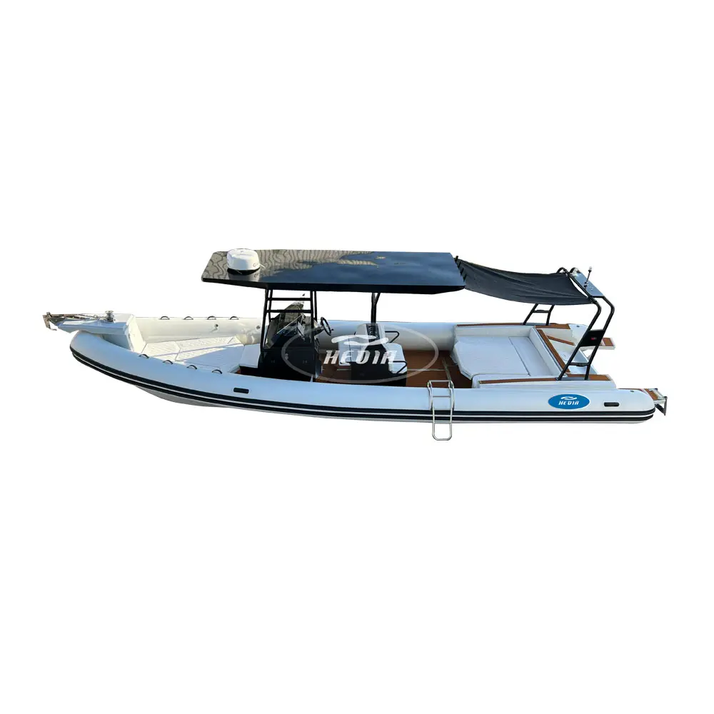 Hedia 32 FT 9.6m Alta Qualidade V Profundo Alumínio Stepped Hull Hypalon Esporte Rígida Inflável Rib Boat 960 para Tours