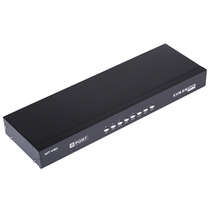 Conmutador KVM de 8 puertos VGA, consola KVM de bastidor de 8x1, conmutador KVM USB VGA de 8 en 1 salida