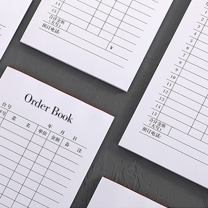 无碳商品Cheak送货餐厅订单入库簿印刷 - Product Image 4