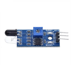 Módulo de Sensor de evitación de obstáculos infrarrojo fotoeléctrico reflectante Robot de coche inteligente DIY de 3 pines