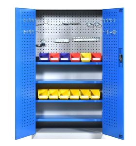 车间车库工作台组工具箱/推车/手推车工具柜挂工具箱带刀架 - Product Image 4