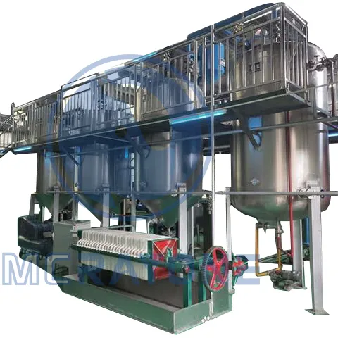 Máquina de fabricación de aceite de palma, Refinería de aceite comestible, planta