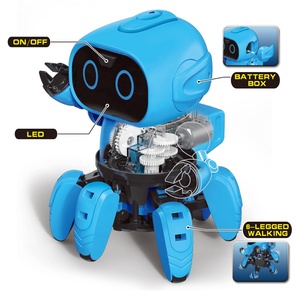 Educational STEM DIY Toy Gesture Sensing <strong>Remote</strong> <strong>Control</strong> Assembly <strong>Robot</strong> Toy RC Intelligent <strong>Robots</strong> with Light and Sound