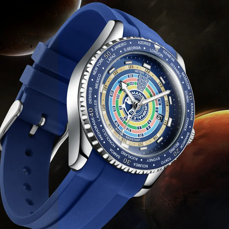 2024 새로운 남자 시계 최고 럭셔리 쿼츠 시계 남성용 자동 사파이어 거울 손목 시계
