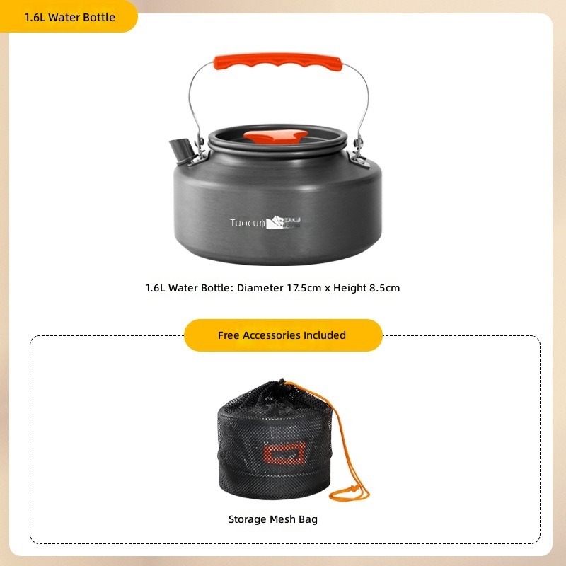 black 16L orange kettle-AY06