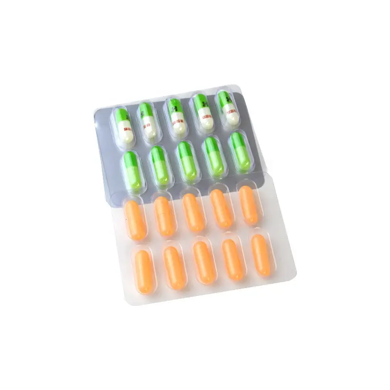 Custom made 10 Cavity Security packaging Plastic Tray Capsule Pill Blister Pack