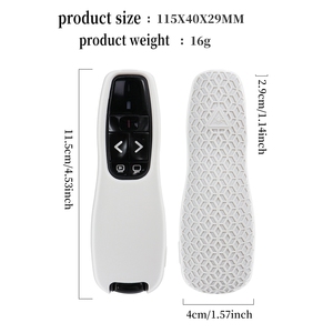 Nuova Cover in Silicone per <span class=keywords><strong>Logitech</strong></span> R400 presentazione Clicker nuovo presentatore penna puntatore a distanza custodia in Silicone