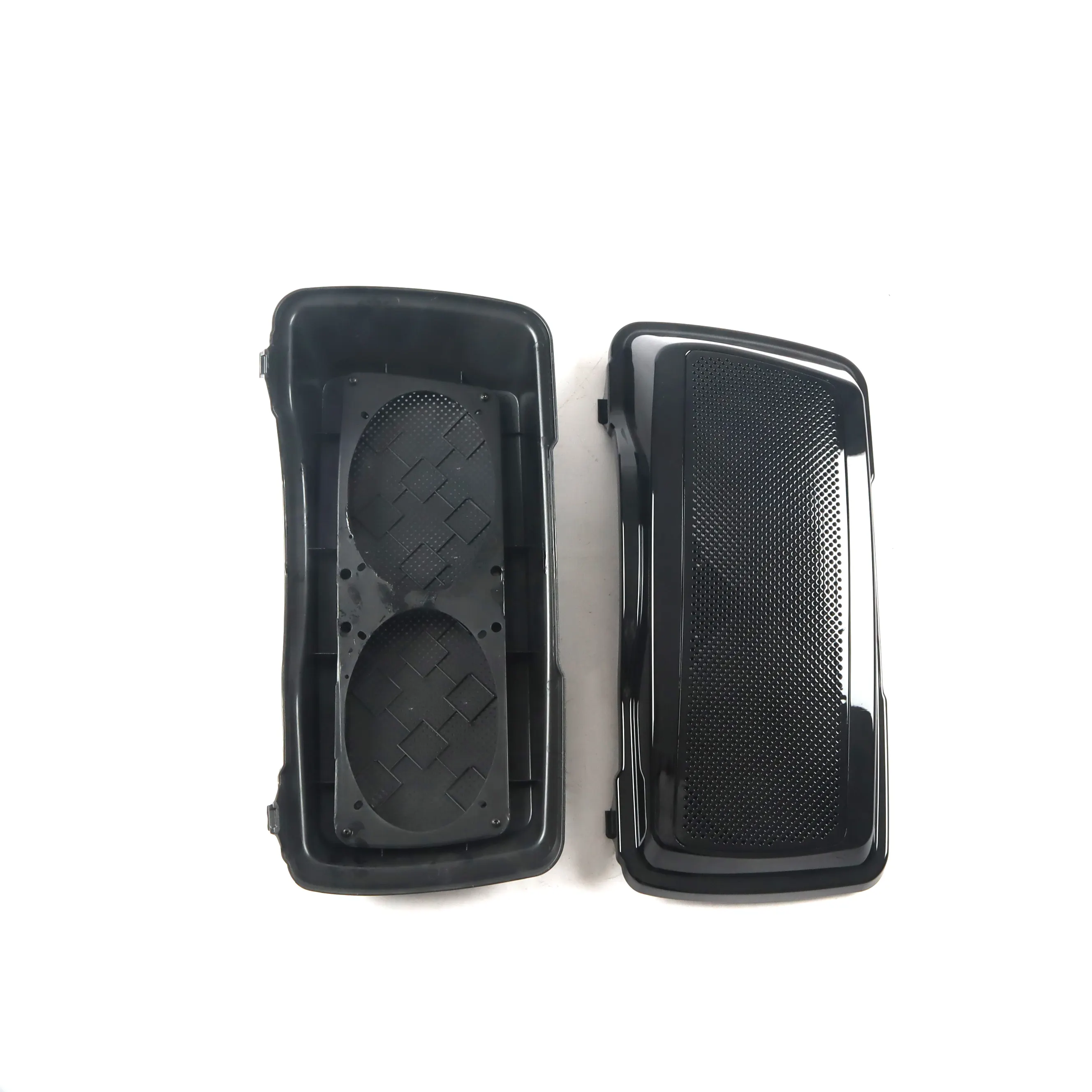 ฝาปิดลำโพง Gilde Saddlebag,มอเตอร์ไซค์6X9 Dual Accessories1994-2013สำหรับถนนฮาร์เลย์