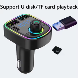 ที่ชาร์จไฟในรถยนต์แบบไร้สายซีรีส์ C ชาร์จเร็วแบบคู่ USB + C ที่ชาร์จโทรศัพท์สะดวก - Product Image 2