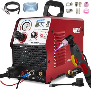 Hone 110v/220v בפועל 50a c50dp cut50dp x קשת 20 מ "מ (4/5") מקסימום. לחתוך עם 2t/4t וכו ', חותך פלזמה אינברטר דיגיטלי.