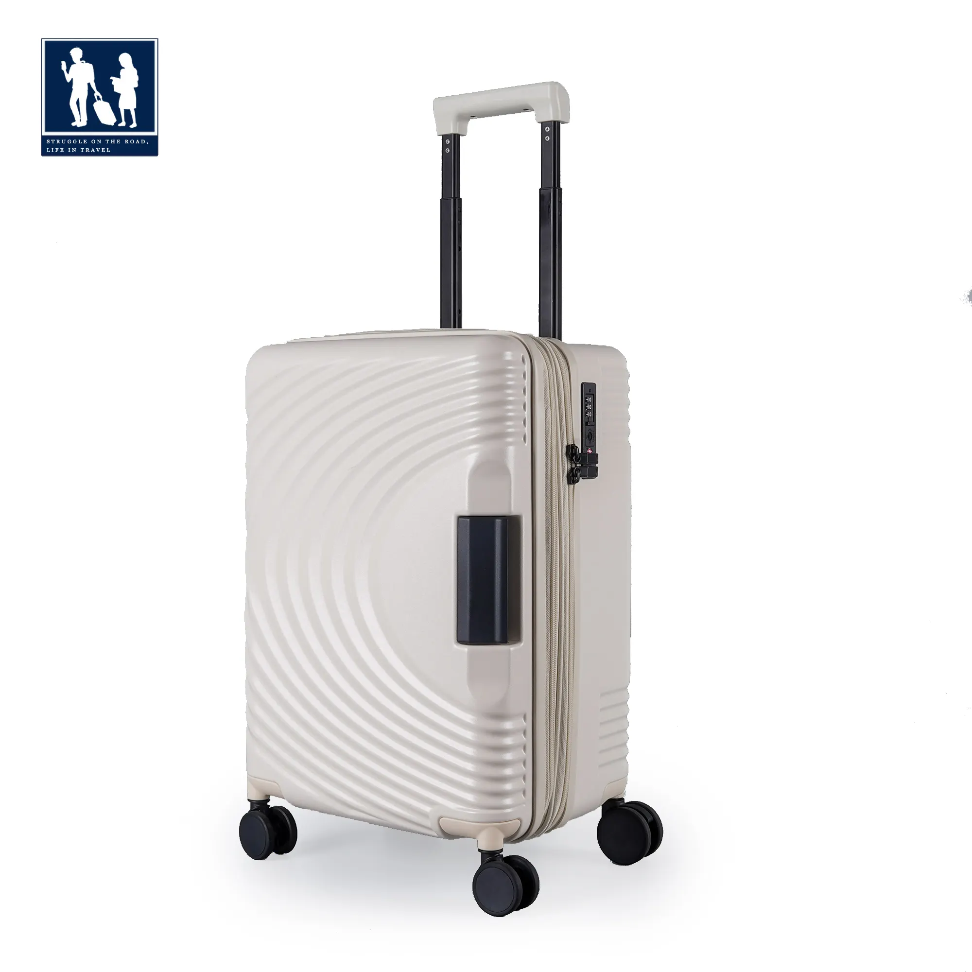 HongYue personalizza il bagaglio da viaggio con ruota girevole espandibile sul lato rigido bagaglio a mano borsa per trolley