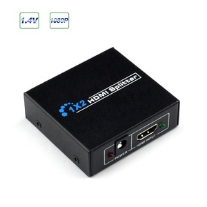 <strong>HDMI</strong> Splitter One in Two <strong>HDMI</strong> <strong>Switch</strong> Amplifier <strong>2</strong> <strong>Output</strong> 1X2 Female Splitter Distributor signal Router Video Audio Adapter