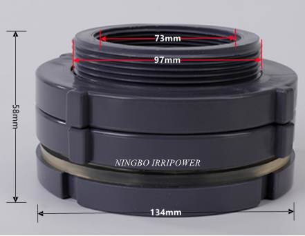 2-1/2" BSP female thread