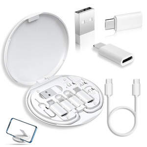 6 in 1 Tragbares Schnell laden 60W 3A ios Cable Kit Multifunktion ale Telefon halterung für die Verwendung mit Telefon kamera druckern <span class=keywords><strong>Computer</strong></span>