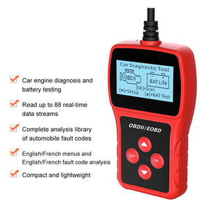 2.4in. Ekran otomotiv OBD2 tarayıcı araba kontrol motor arıza kodu okuyucu teşhis aracı - Product Image 3