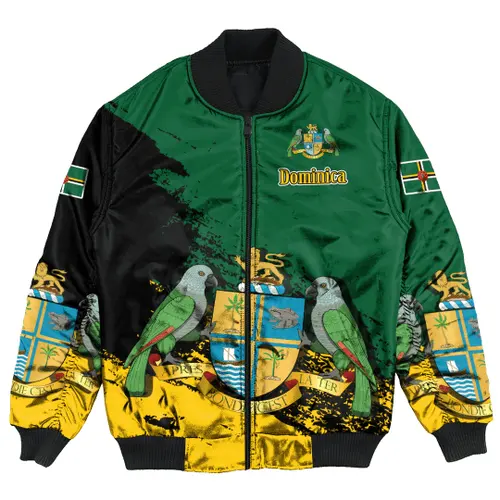 Ropa más popular, chaqueta de bombardero especial de Dominica adornada, nueva moda, chaquetas de hombre Dominionic, chaqueta al por mayor para hombres