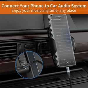 USB C ila 3.5mm ses Aux jak kablosu tip C ila 3.5mm kulaklık araba Stereo kablosu - Product Image 6