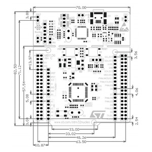 Original ST NUCLEO-F411RE, Entwicklungs platine für die STM32 F4-Serie-mit STM32F411RE MCU, kompatiblen Arduinos