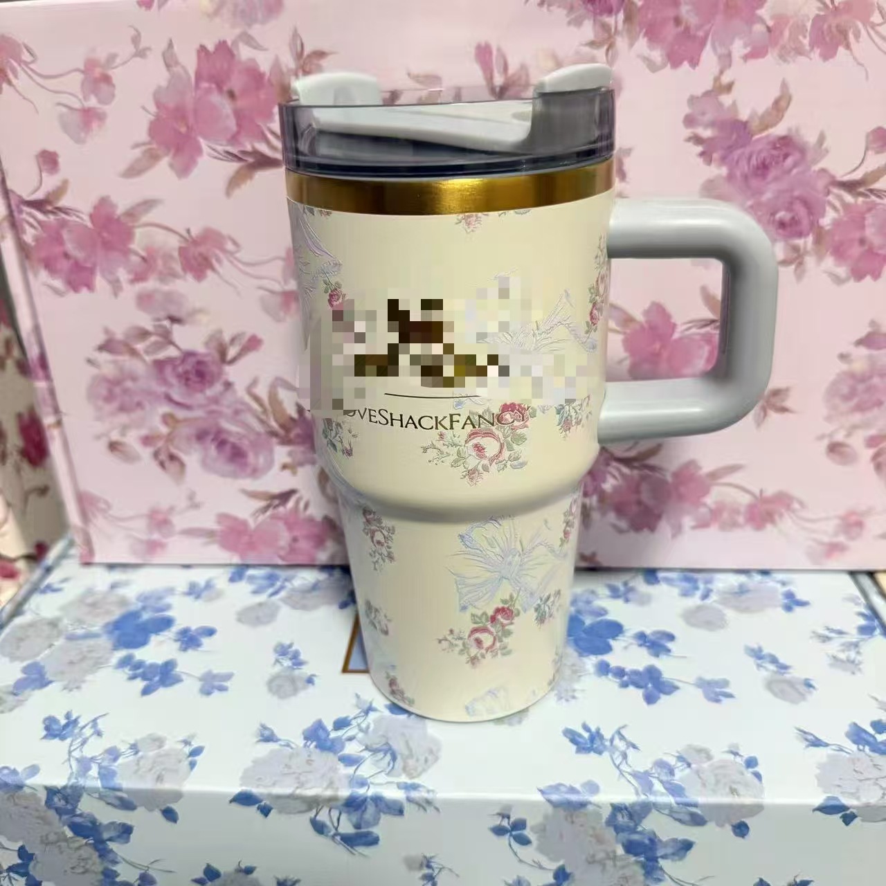 Coffret cadeau papillon bleu 20oz
