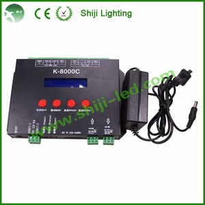 Светодиодный пиксель контроллер K-8000C оригинальный ws2812 K8000C SPI 1024 пиксели программируемый DMX512 ws2811 SD Card пикселей светодиодный контроллер - Product Image 6